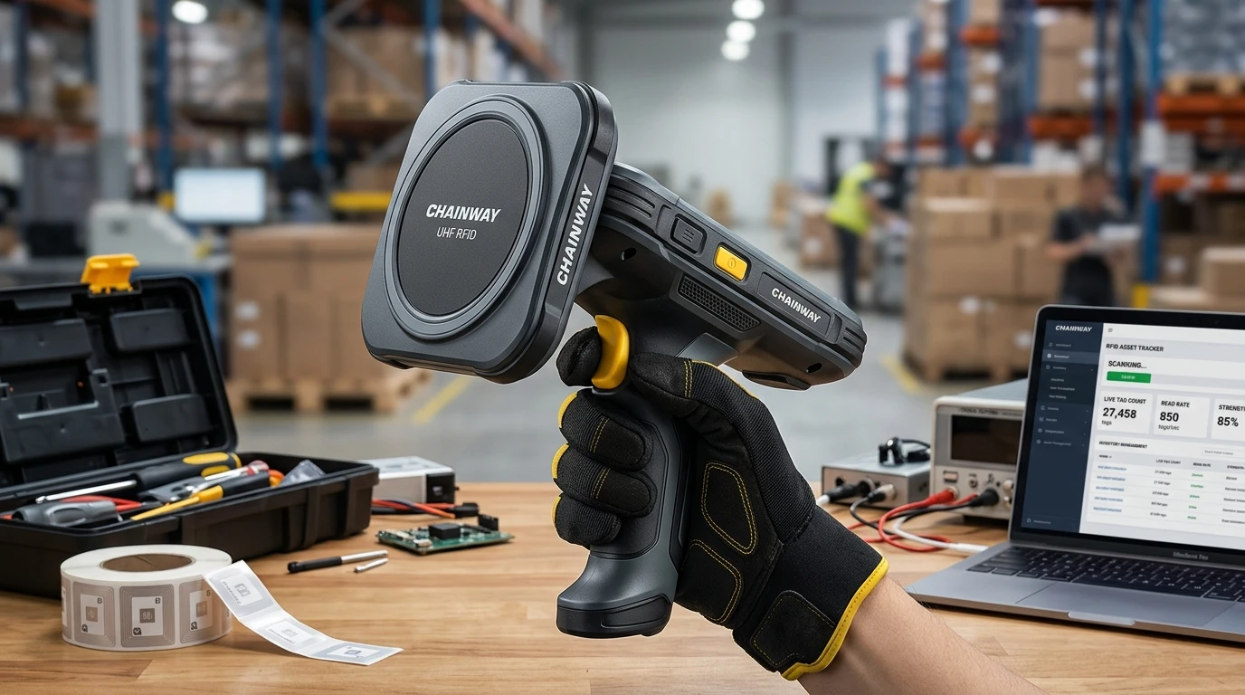 Chainway C72 UHF RFID Handheld Reader India | AUTOID video thumbnail