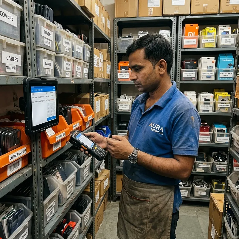 Arora Mobile World Agra Stock Automation & Web Sync