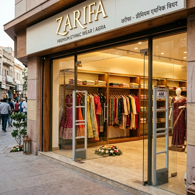 Laxmi Handloom Showroom Anti-Theft Protection
