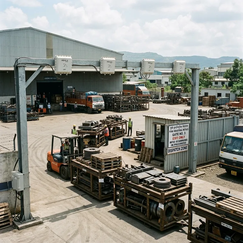 Pune Industrial Hub Smart Trolley Tracking System