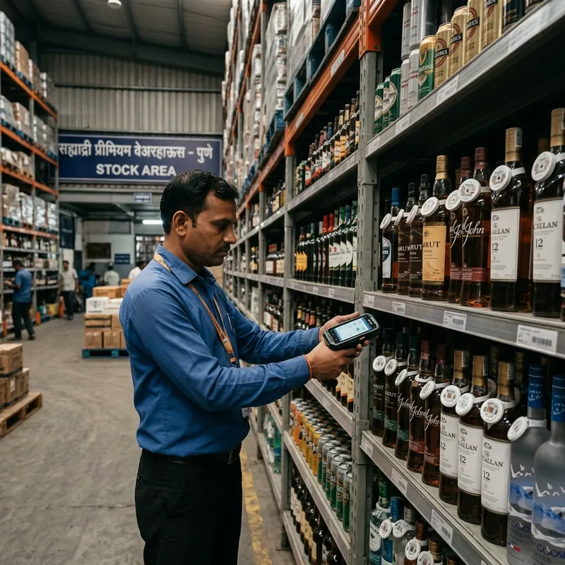 Pune Liquor Warehouse Inventory & Anti-Theft Automation
