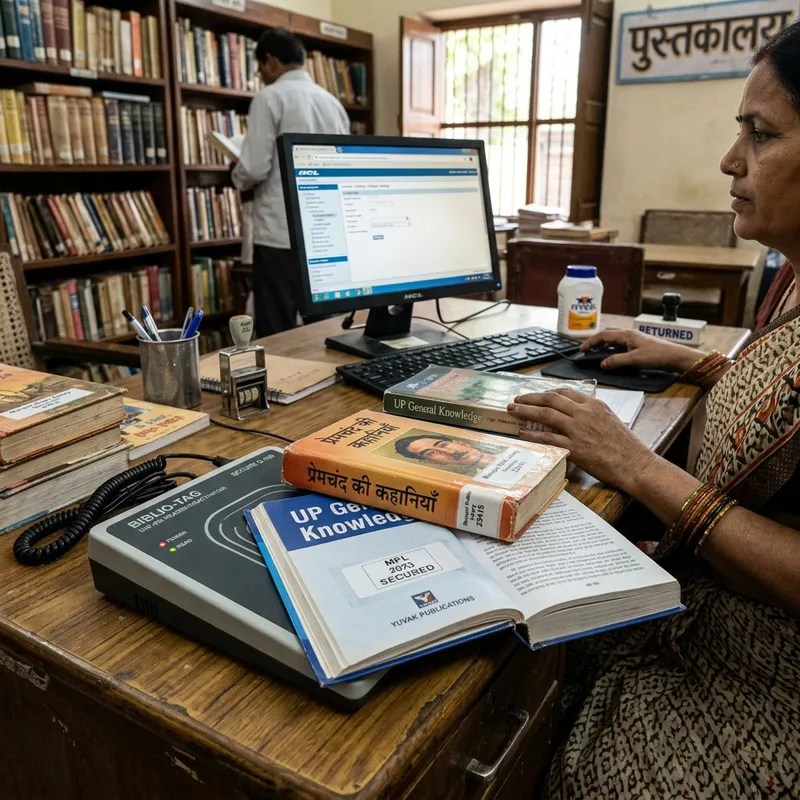 Rajkiye Library Mainpuri Book Security System