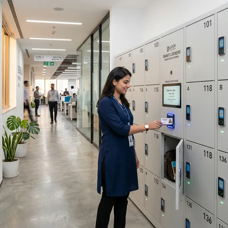 New Delhi IT Park Corporate Smart Locker Systems
