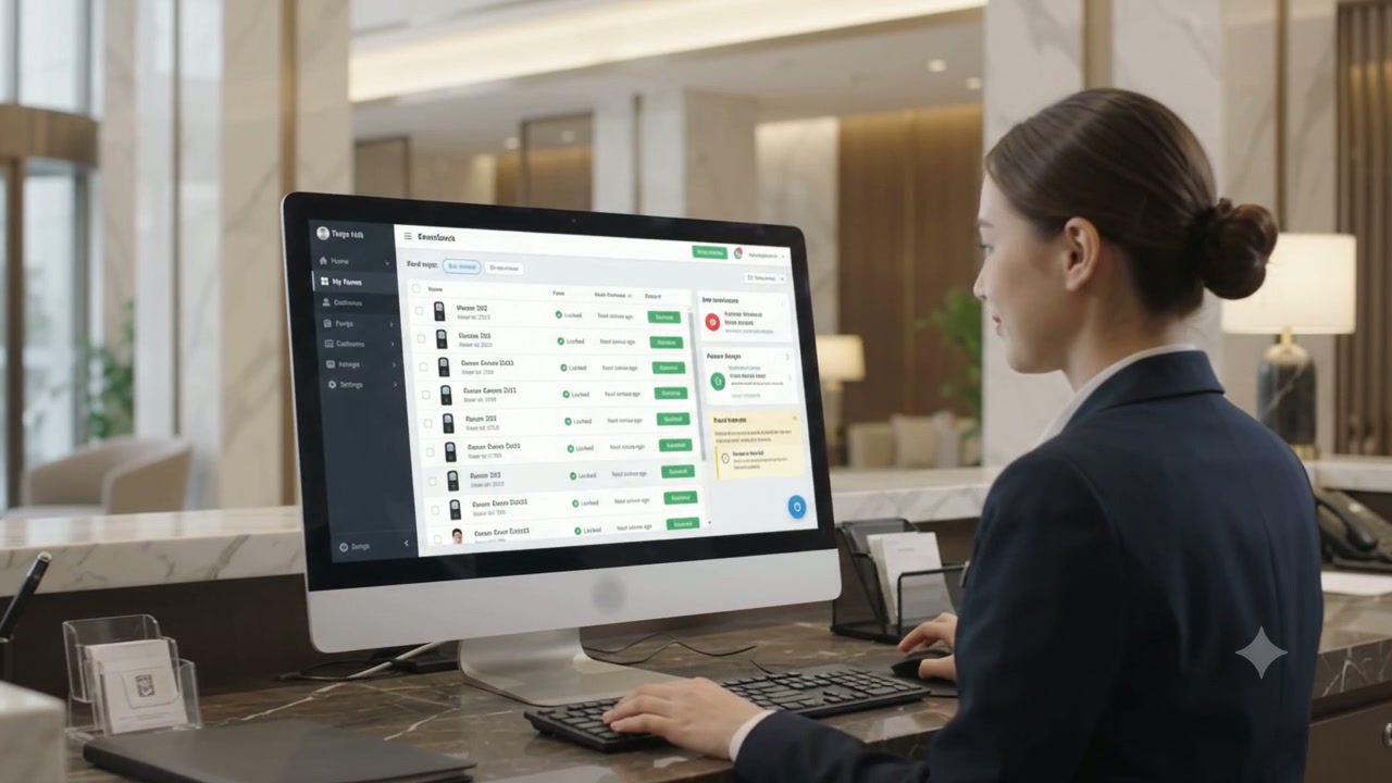 Centralized Smart Hotel Door Lock Management System