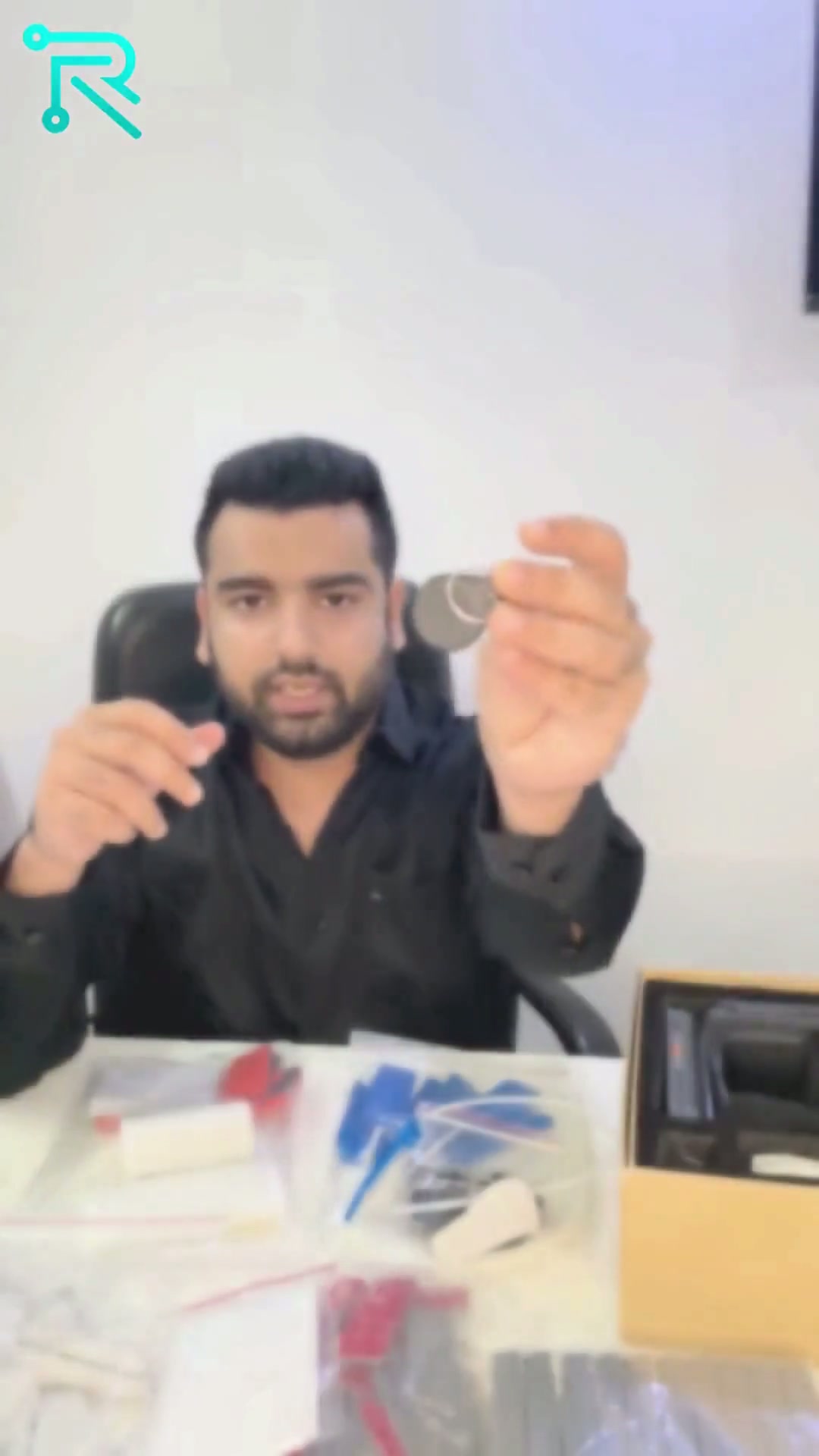 HF 13.56 MHz RFID Keyfob Keychain Tags Live Demonstration