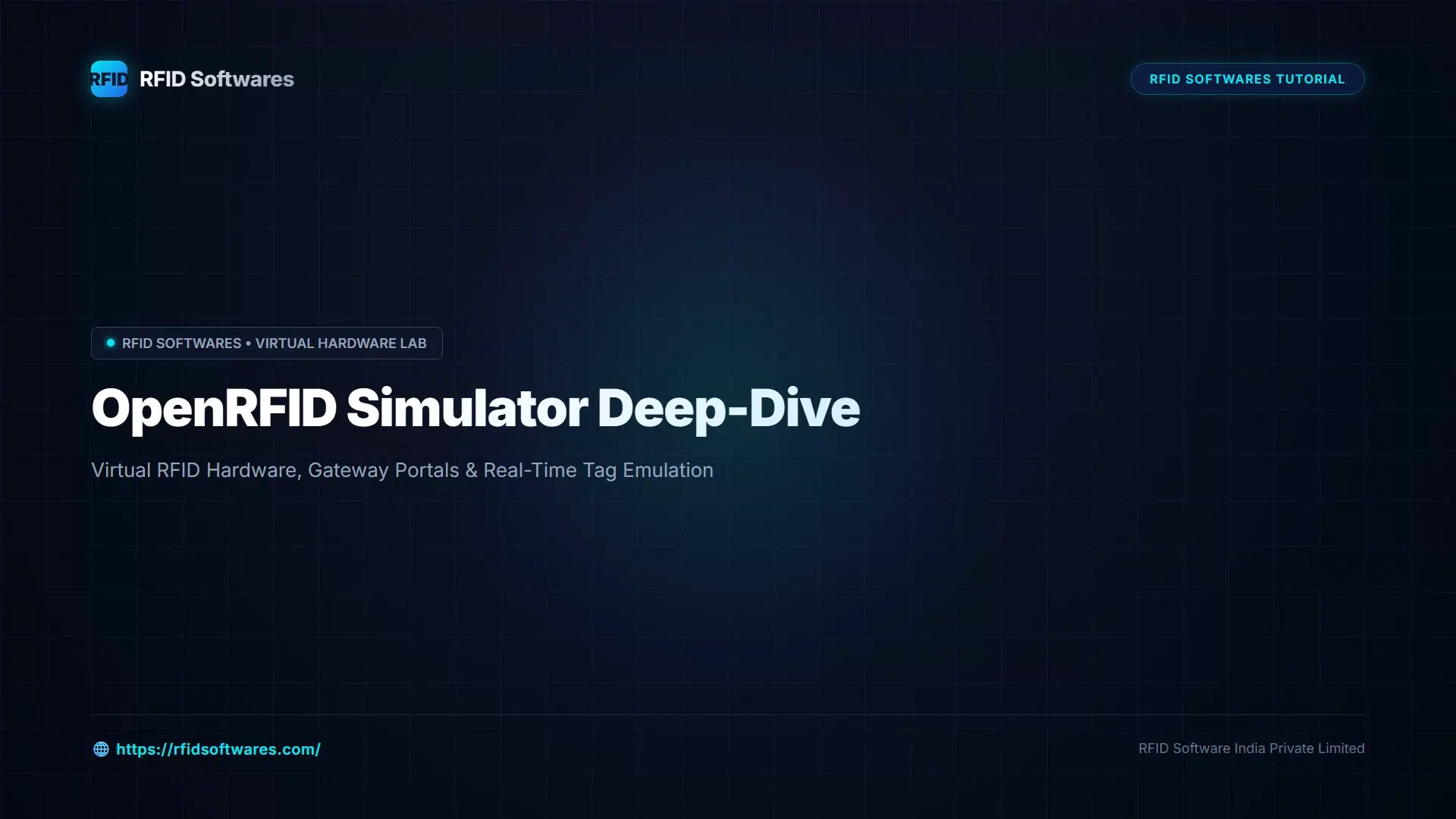 OpenRFID Simulator Tutorial: Virtual Reader & EPC Gen2 Emulation