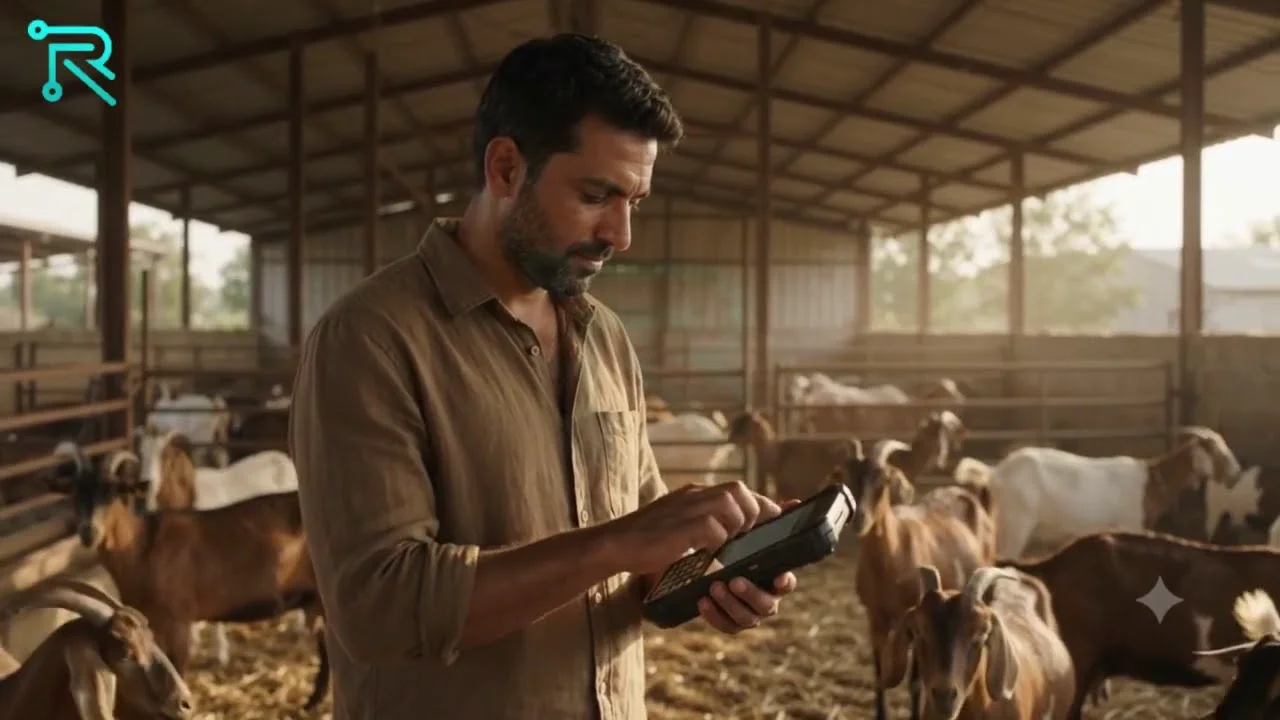 Smart Goat Health Monitoring System | UHF RFID Livestock Tracking